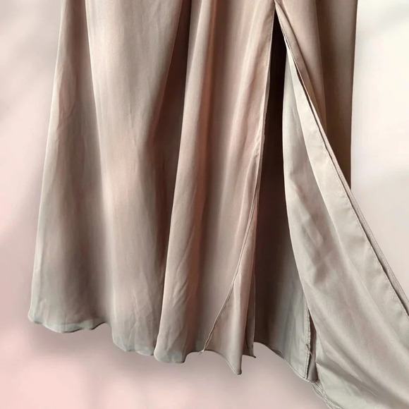 BILL LEVKOFF Style 976 Chiffon Strapless Latte - Picture 11 of 15